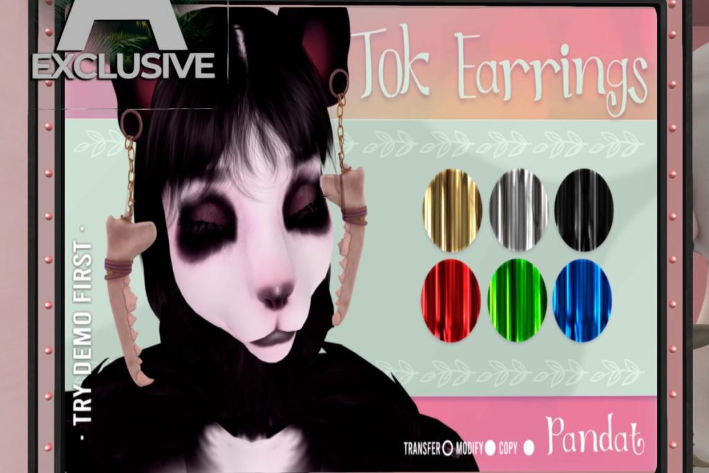 Tok Earrings, L$299