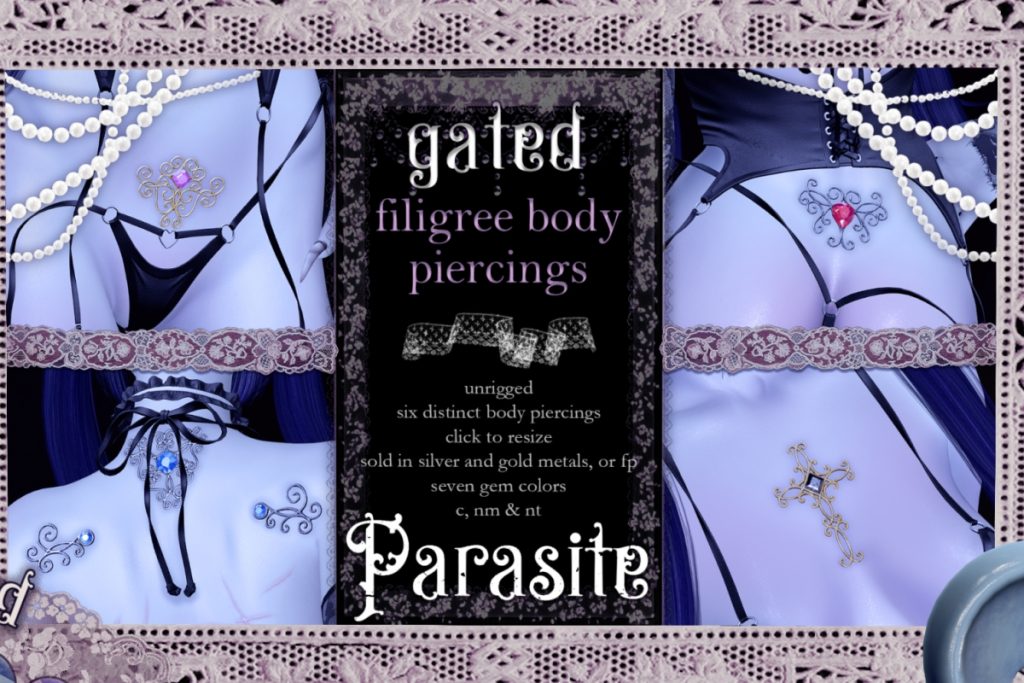 Filigree Body Piercings, L$215