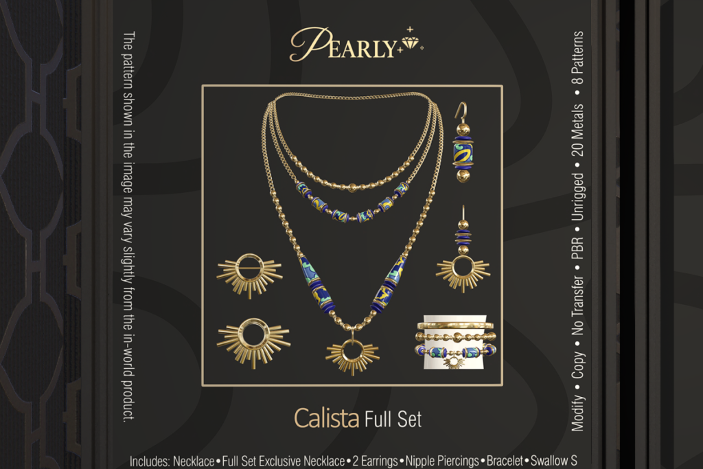 Calista Jewelry Set, L$1100