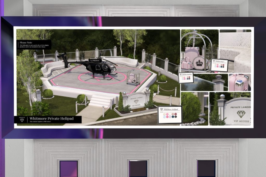 Whitmore Private Helipad, L$1400