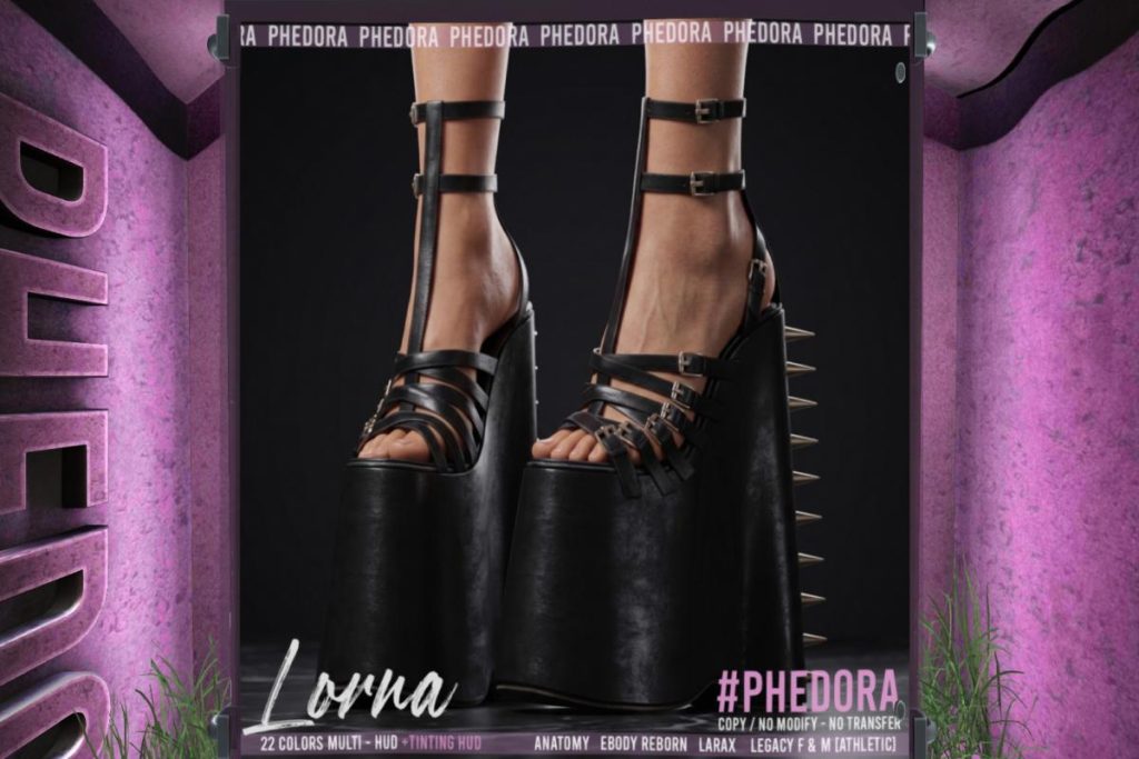 Lorna Heels - Anatomy/Legacy F+M/MaitreyaX/Reborn/+mods, L$488