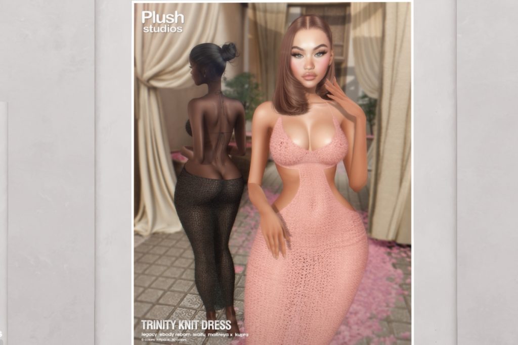 Trinity Knit Dress - Inithium/Legacy/MaitreyaX/Reborn/+mods, L$299 each/L$1299 FP