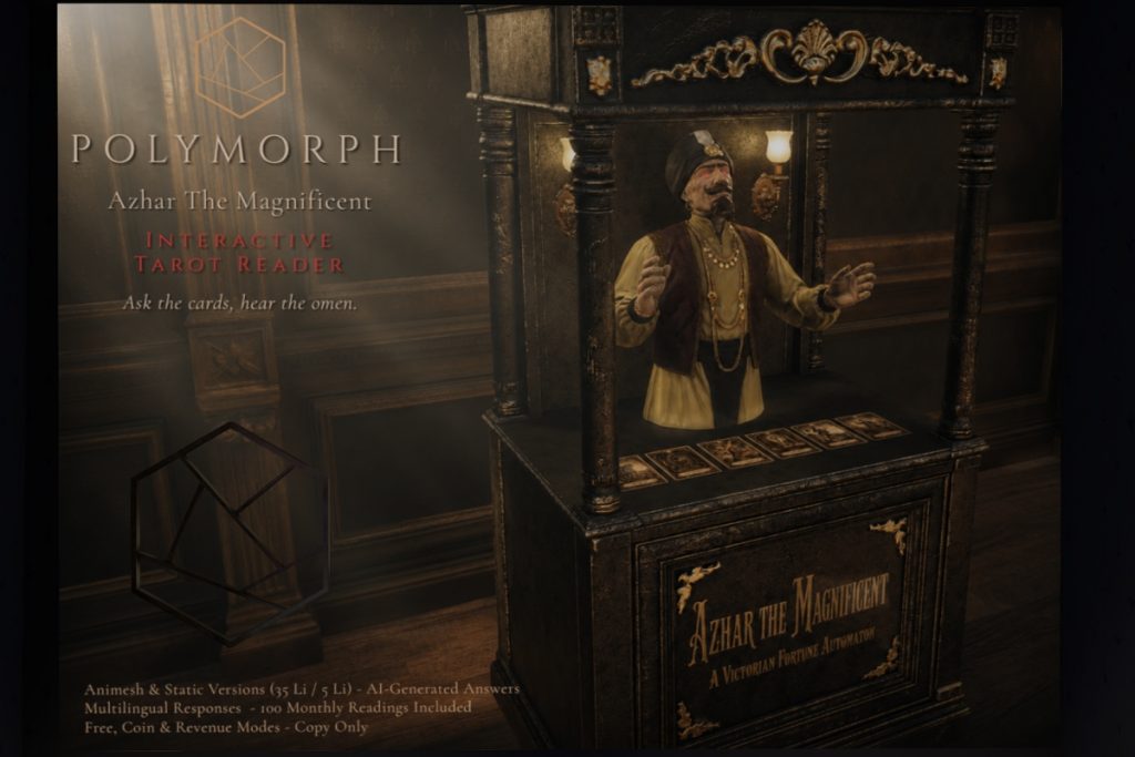 Azhar the Magnificent Interactive Tarot Reader, L$1990
