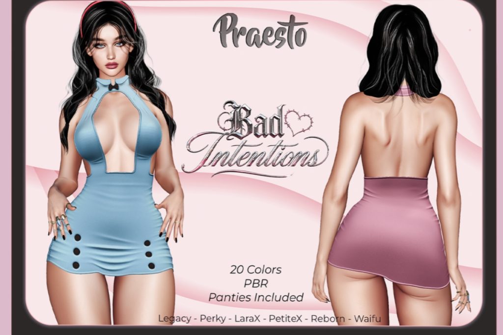 Bad Intentions Dress - Legacy/MaitreyaX/Reborn/+mods, L$499 each/L$1199 FP