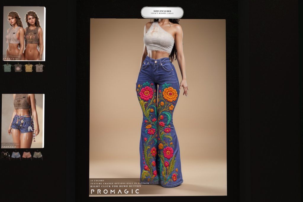 Puja Jeans - Legacy/MaitreyaX/Reborn, L$355 each/L$1444 FP