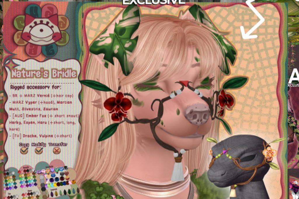 Nature's Bridle Accessory - See AD for Fits, L$350 each/L$3200 FP