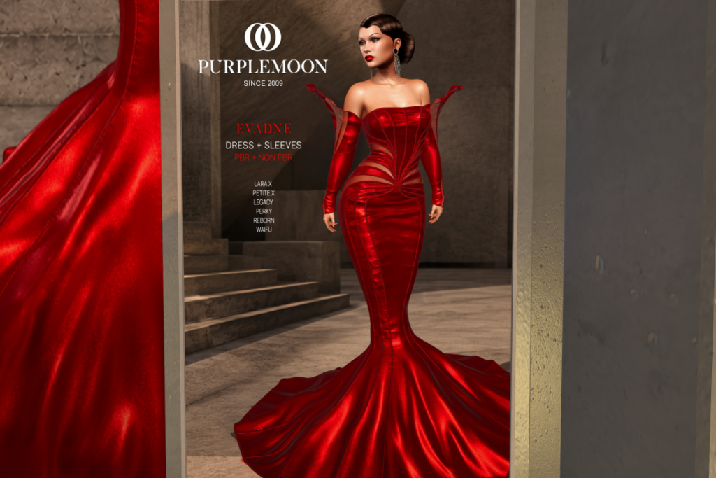Evadne Gown - Legacy/MaitreyaX/Reborn/+mods, L$325 each/L$2100 FP