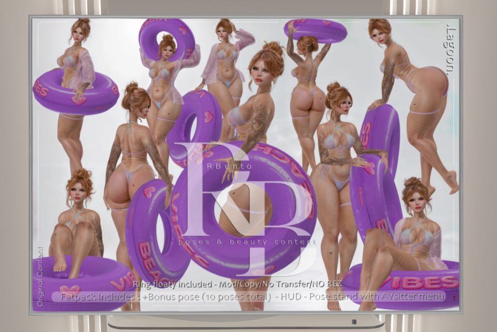 Lagoon Poses &amp; Props, L$49 each/L$249 FP