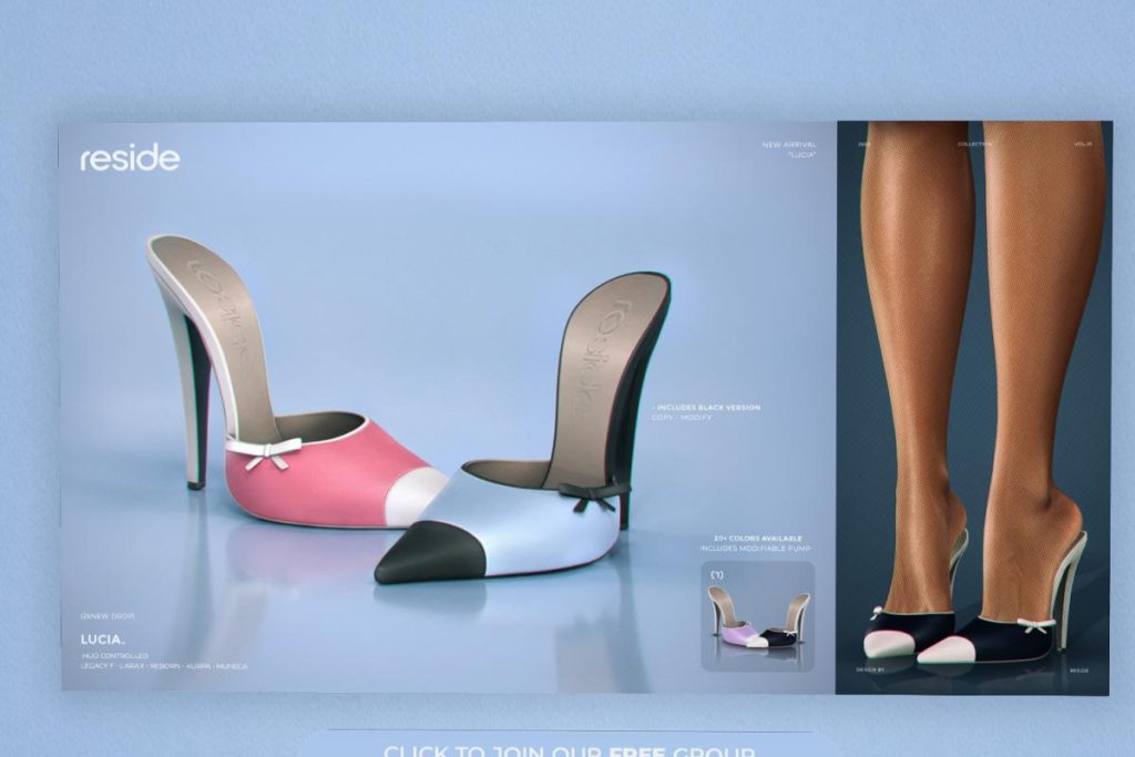 Lucia Pumps - Inithum/Legacy/MaitreyaX/Reborn/Yentements, L$399