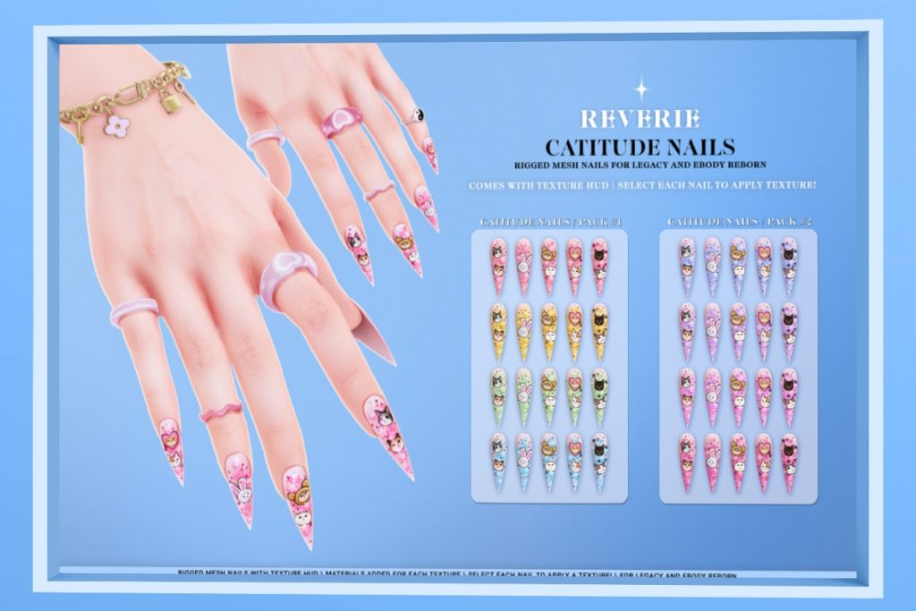 Catitude Nails - Legacy/Reborn, L$500