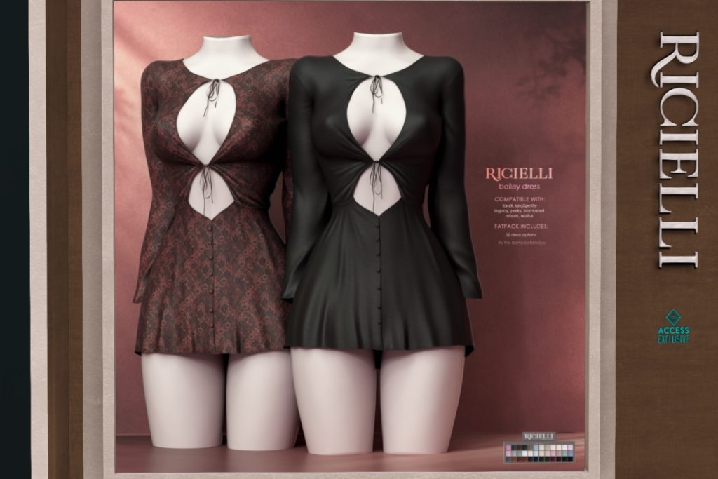 Bailey Dress - Legacy/MaitreyaX/Reborn/+mods, L$329 each/L$1199 FP