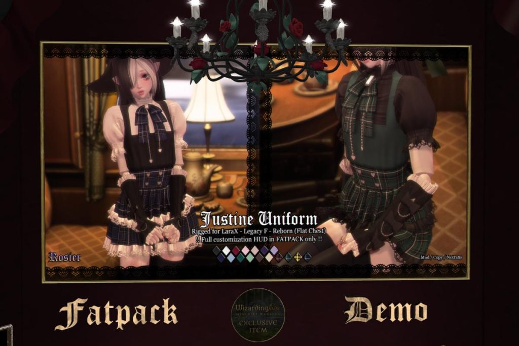 Justine Uniform - Legacy/MaitreyaX/Reborn, L$279 each/L$1399 FP
