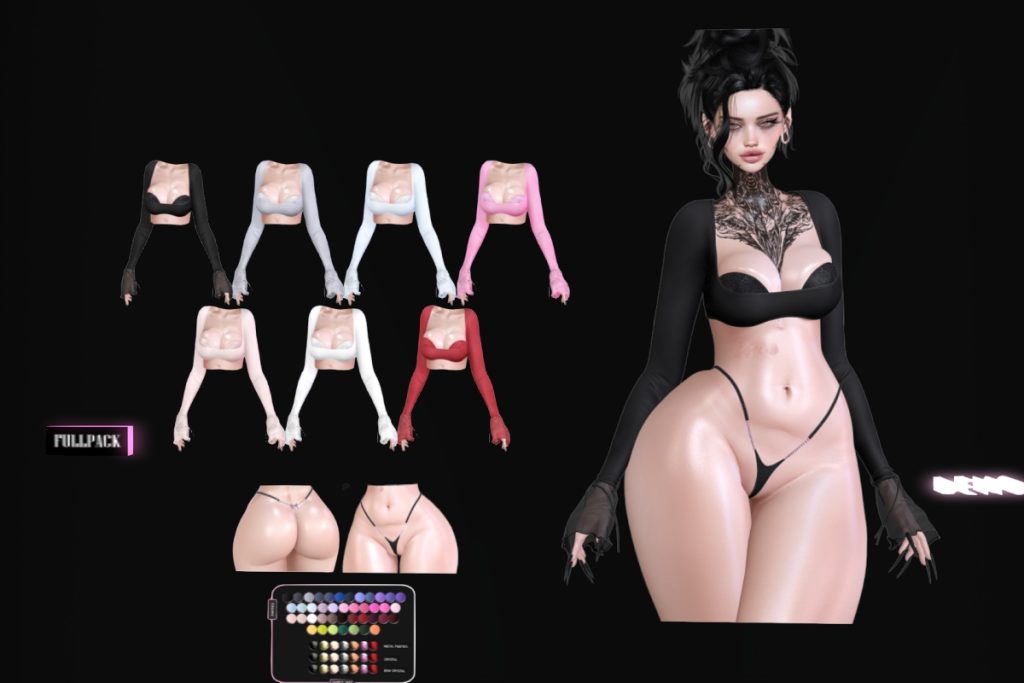 Lika Blouse and Panties - Reborn/+mods, L$289 each/L$1289 FP