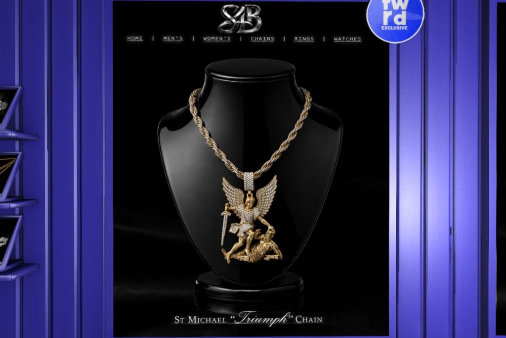 St Michael Triumph Necklace, L$899 each/L$1000 FP