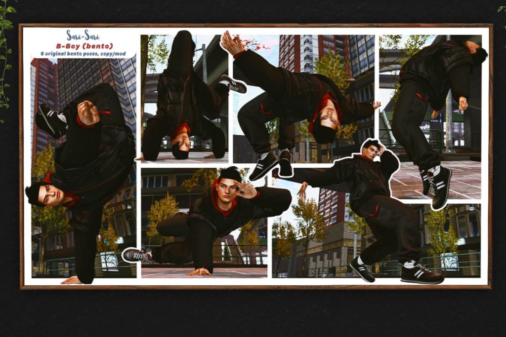 B- BoyPoses, L$199