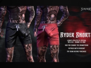 Ryder Shorts - GianniX/Jake/Legacy/+mods, L$250 each/L$899 FP