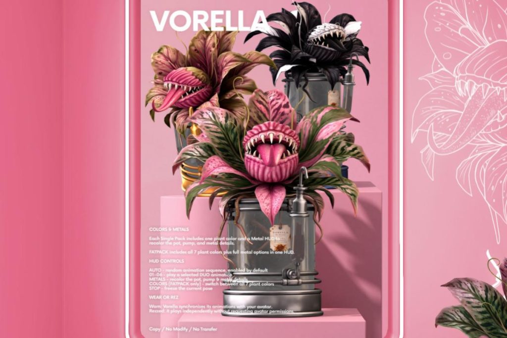 Vorella Plant, L$388 each/L$2288 FP