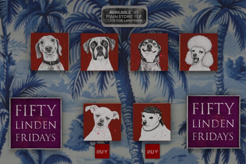 A Portrait of a Dog Decor	<a href="https://maps.secondlife.com/secondlife/Seven%20Emporium/146/118/13" target="_blank">Teleport</a>