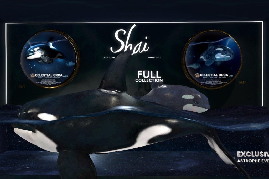 Orca Celestial+Orca Astral, L$1300 each, L$2299 FP