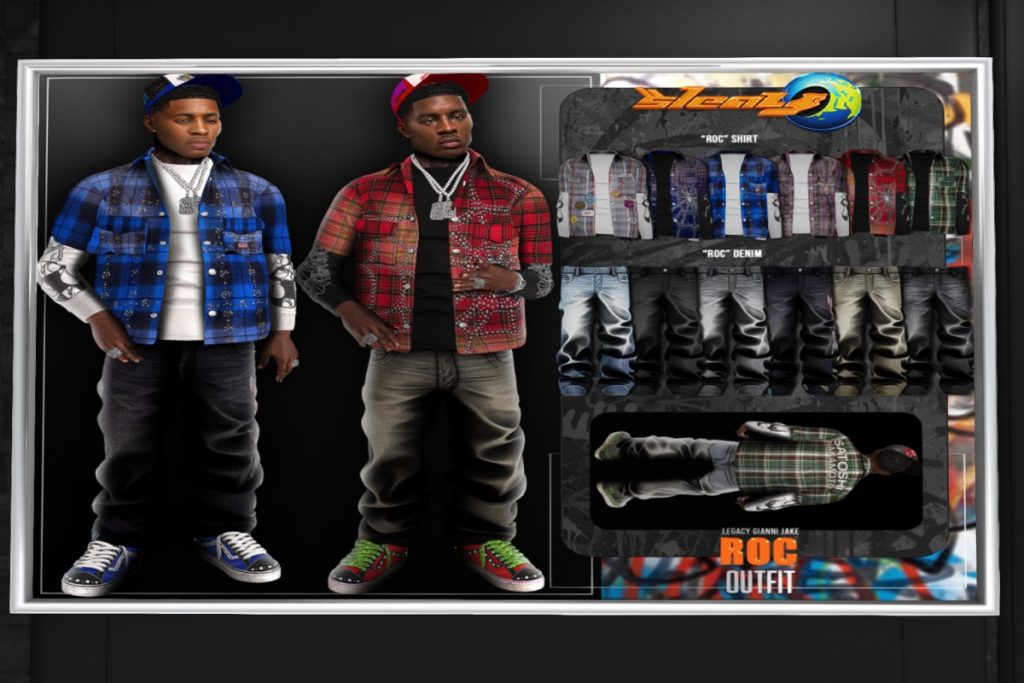 Roc Shirt &amp; Denim - Gianni/Jake/Legacy, L$400 each/L$650-L$1300 each FP