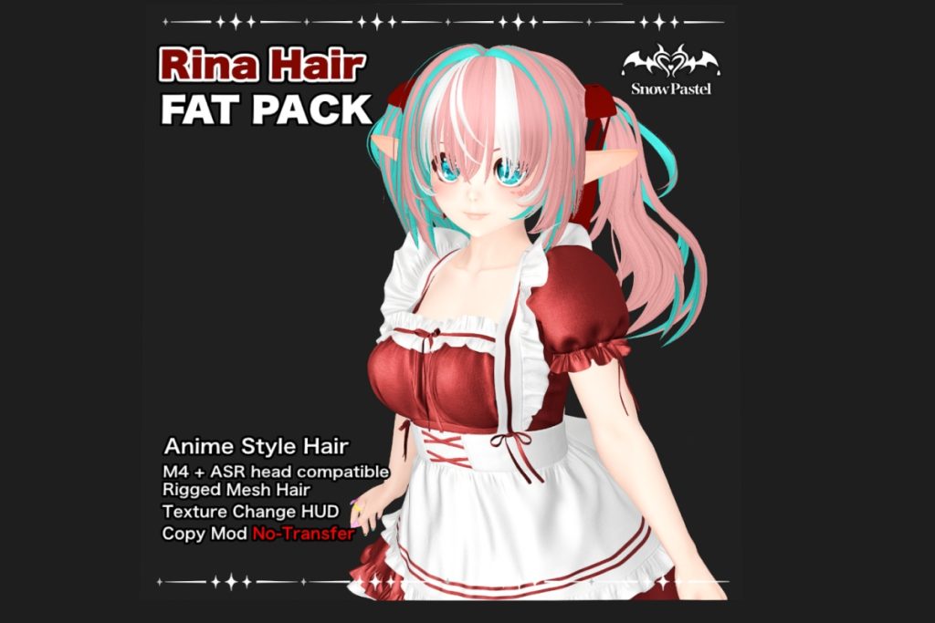 Rina Hair - ASR/M4, L$500