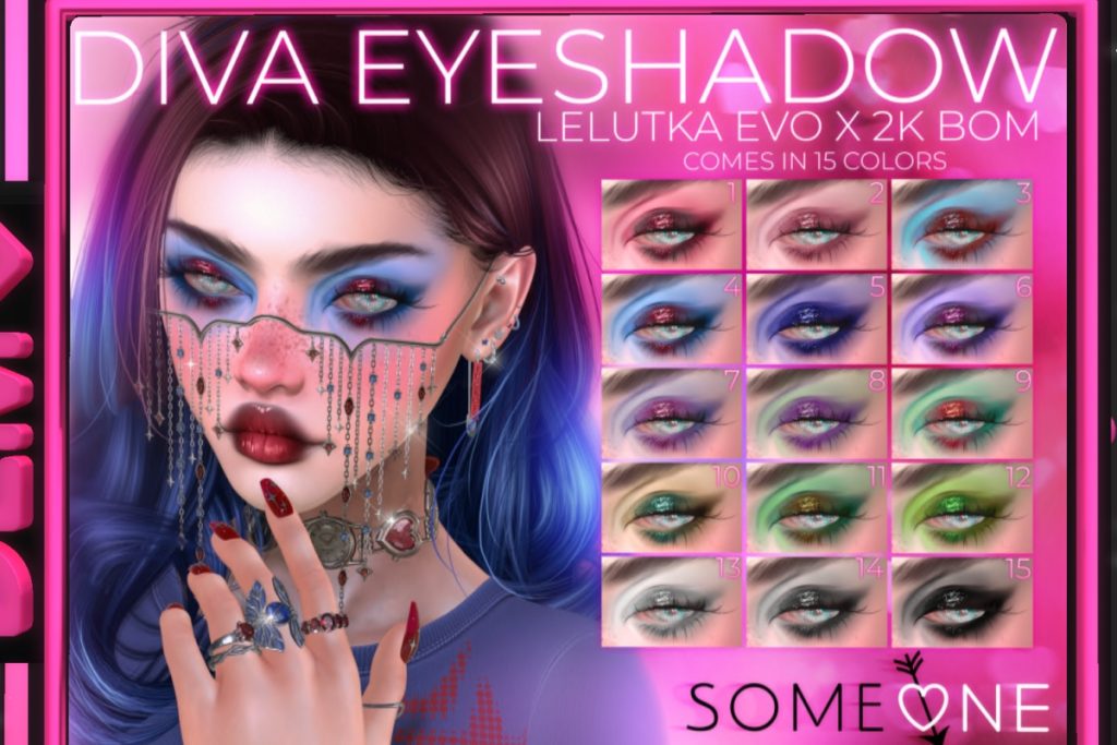 Diva Eyeshadows - EvoX, L$350