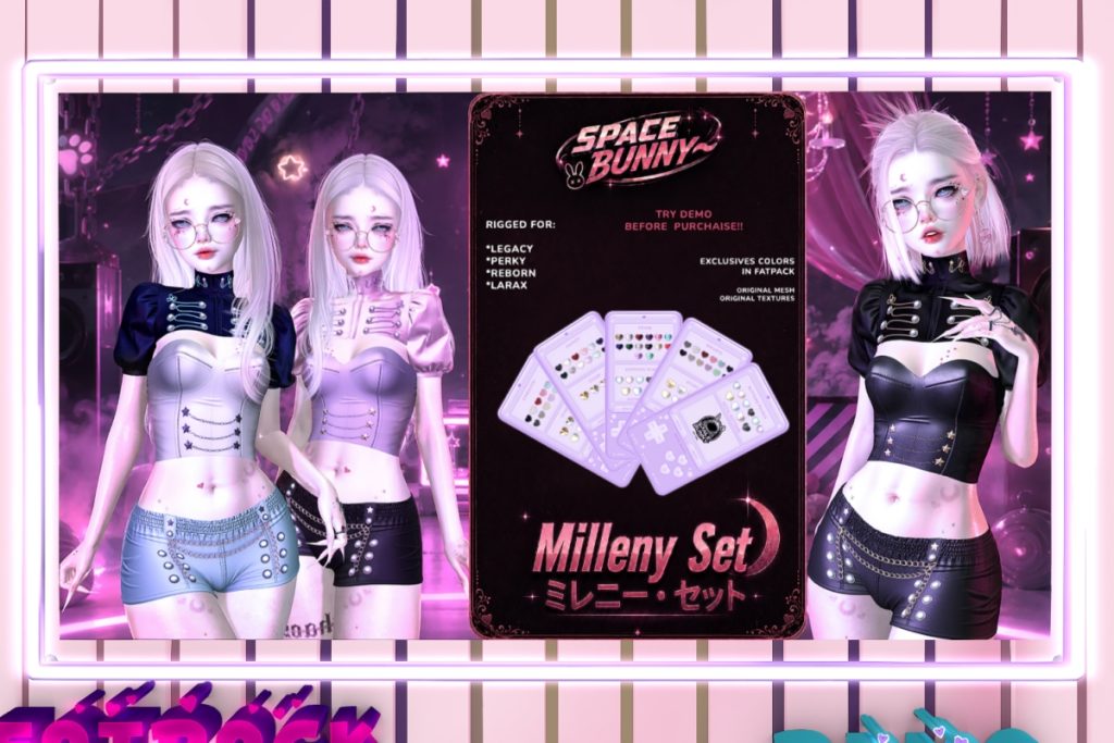 Milleny Set - Legacy/MaitreyaX/Reborn/+mods, L$250 each/L$1250 each FP/L$3500 MP
