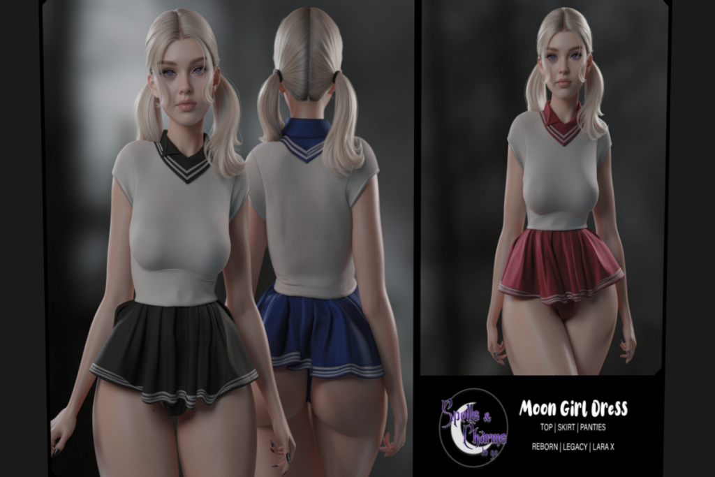 Moon Girl Dress - Legacy/MaitreyaX/Reborn, L$450