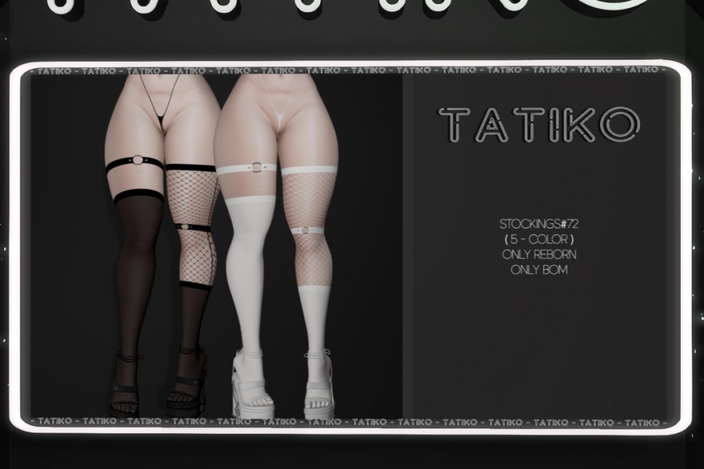 Stockings #72 - BOM for Reborn, L$350