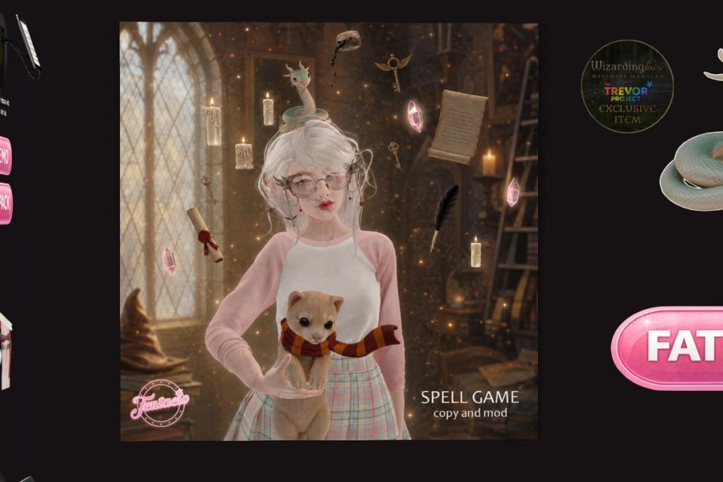 Spell Game, L$199-L$225 each/L$999 FP