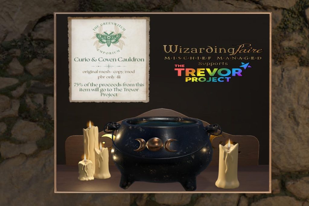 Curio &amp; Coven Cauldron, L$149
