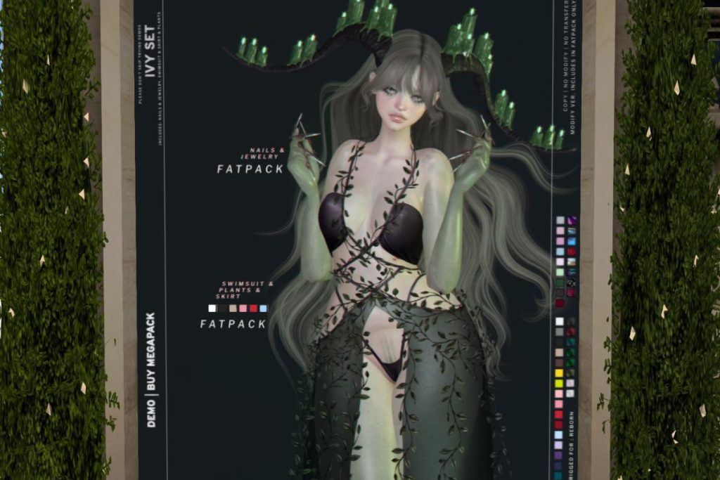 Ivy Set - Reborn, L$388 each/L$1888 FP/L$2088 MP