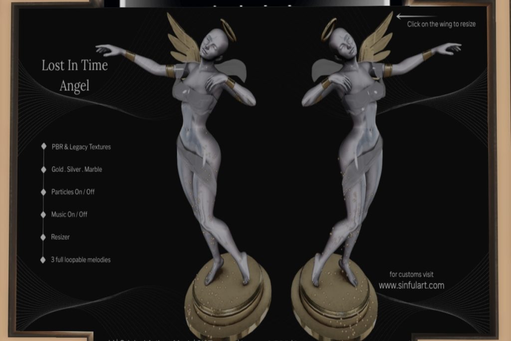 Lost in Time Angel Statue, L$399