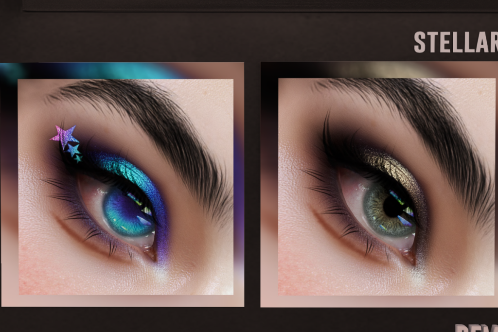 Stellar Eyeshadow, Evo/EvoX, L$299 each