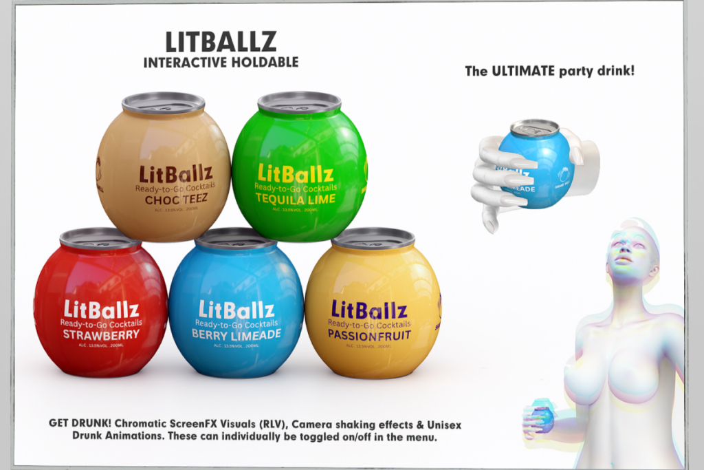 LitBallz, L$389 each/L$799 FP