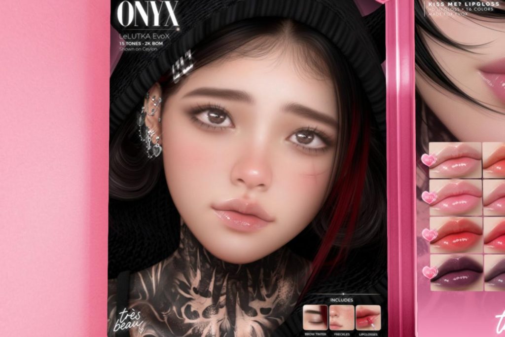 Onyx Skin - EvoX, L$788 each/L$2188 FP