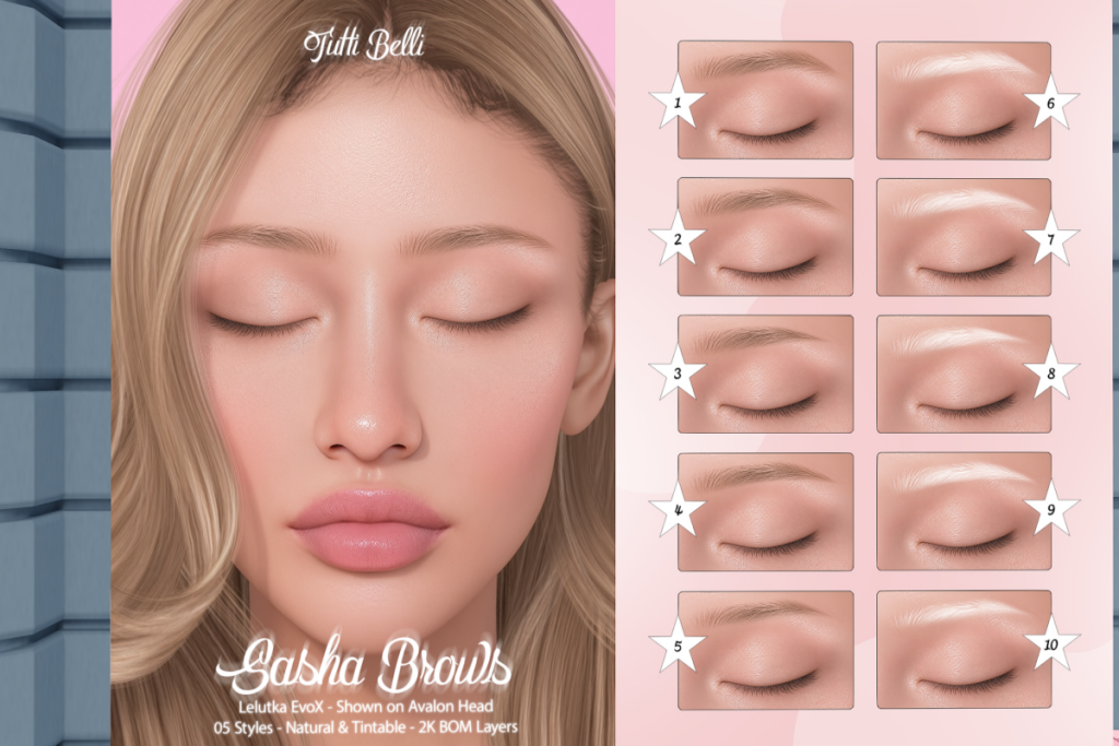 Sasha Brows - Evox, L$349