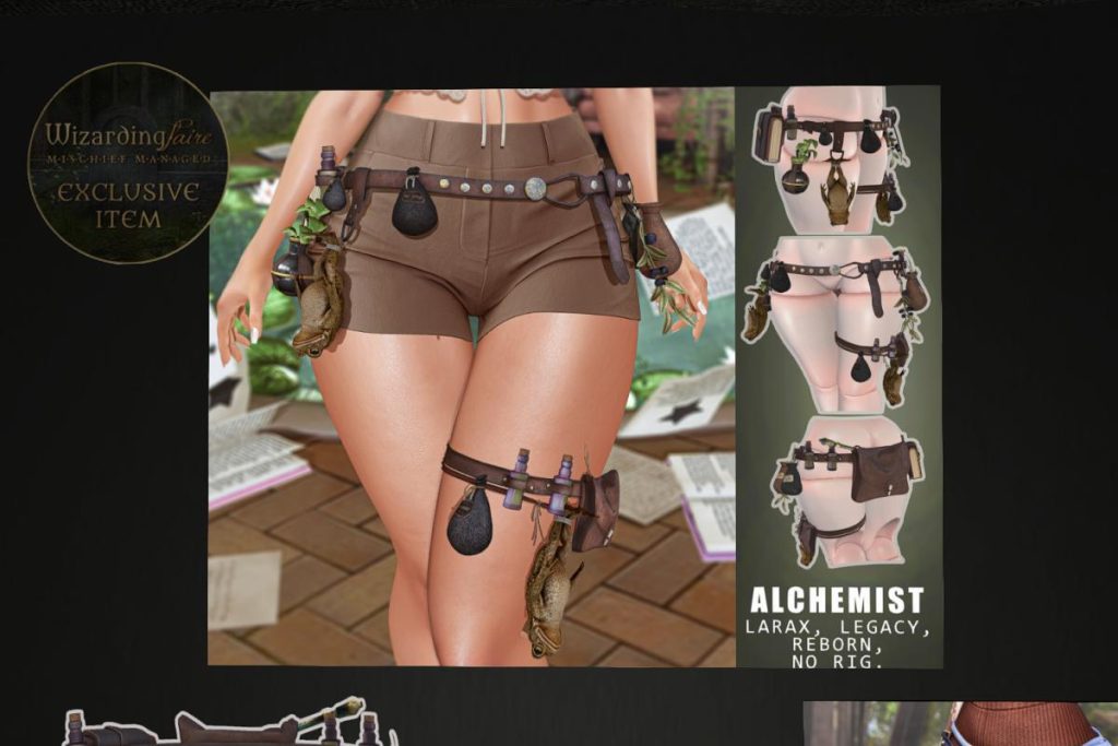 Alchemist Belt &amp; Leg Band - Legacy/MaitreyaX/Reborn, L$295 each/L$325 FP