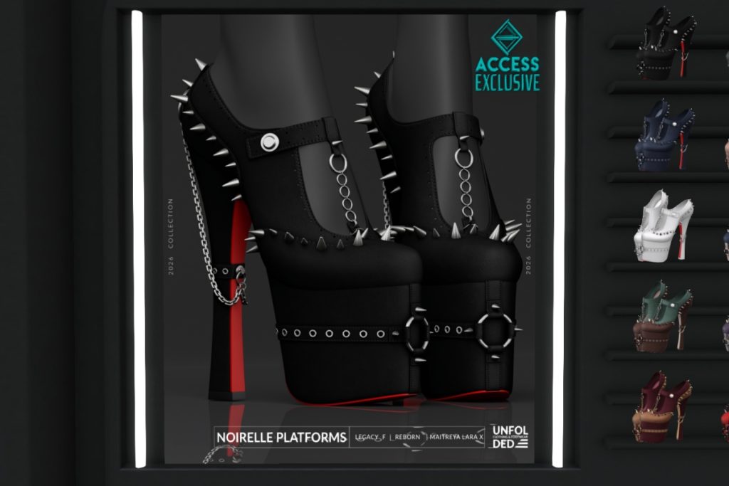 Noirelle Platforms - Legacy/MaitreyaX/Reborn, L$249 each/L$999 each FP