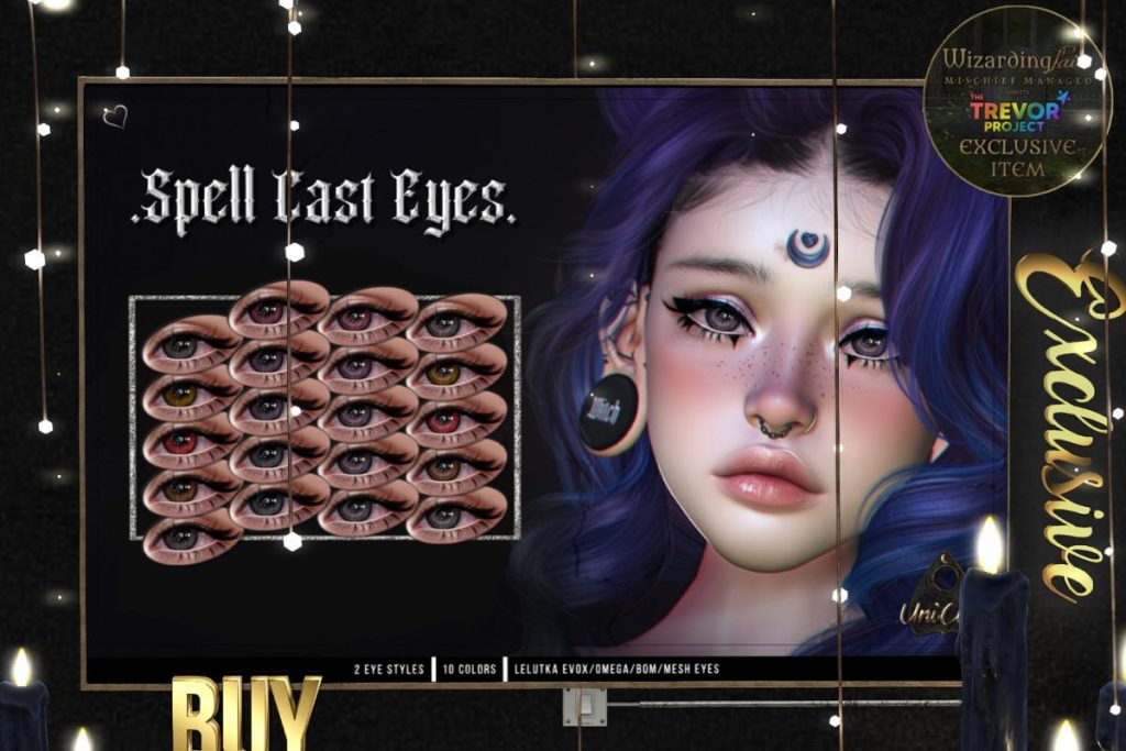 Spell Cast Eyes - Bom/Evo/EvoX/Mesh/Omega, L$249