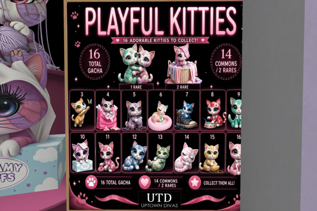 Playful Kitties, L$75 per play/L$1595 FP