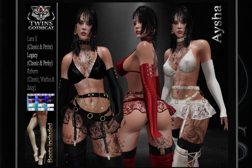 Aysha Outfit - Legacy/MaitreyaX/Reborn/+mods, L$325