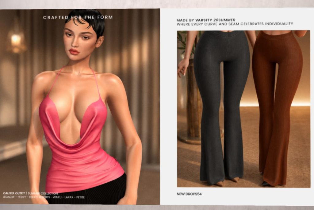 Calista Outfit - Legacy/MaitreyaX/Reborn/+mods, L$188 each/L$1088 each FP