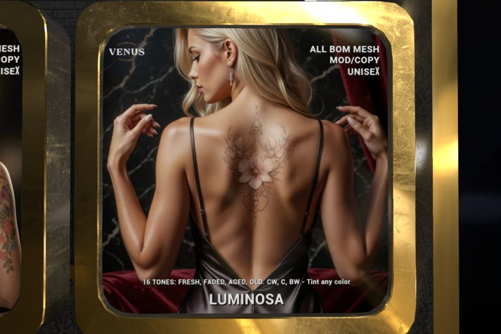 Luminosa Tattoo - BOM, L$400