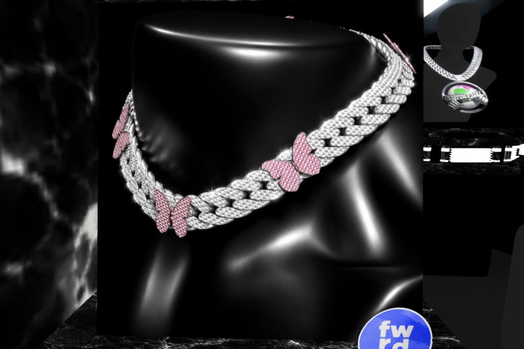 Syndicate Pink Effect Necklace, L$549