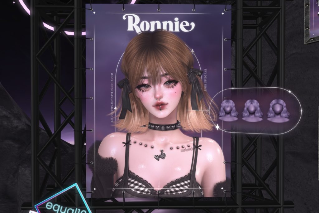 Ronnie Hair, L$175-L$575 each