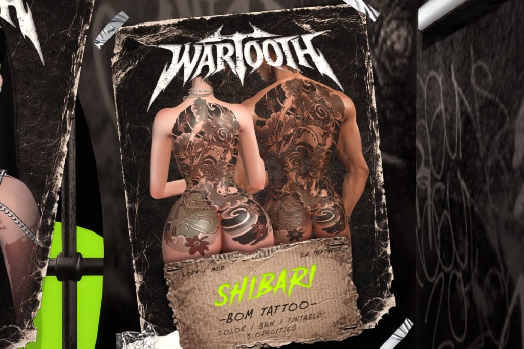 Shibari Tattoo - BOM, L$249
