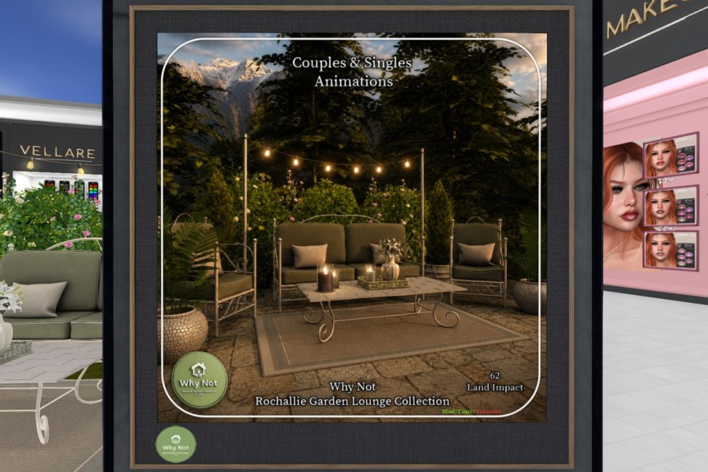 Rochallie Garden Lounge Collection, L$280