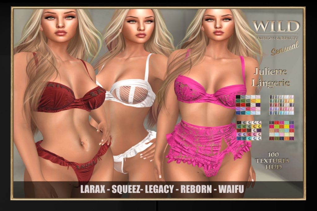 Juliette Lingerie - Legacy/MaitreyaX/Reborn/+mods, L$250