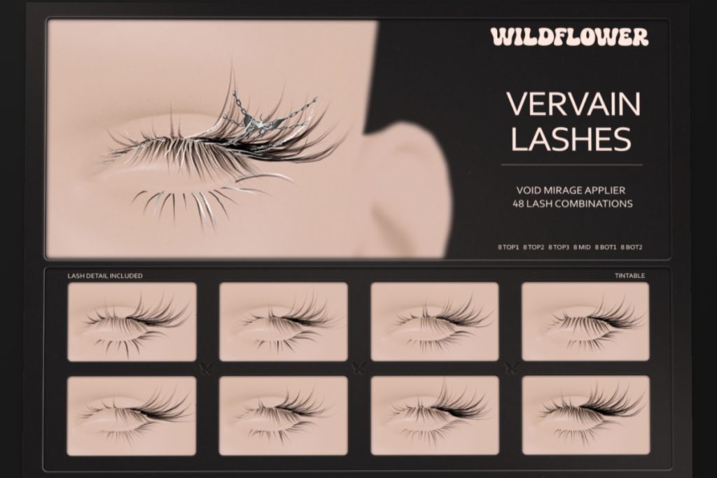 Vervain Lashes - Void Mirage, L$475